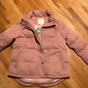 COPY - Kate spade ruffle yoke puffer jacket pink xs